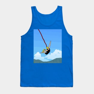 Bungee Jumping Jump To Freedom Tank Top